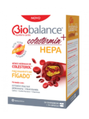 Biobalance Colestermin + Hepa - 30 Comprimidos+30 Cápsulas - Farmodietica